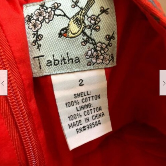 Anthropologie Tabitha  red strapless dress - Picture 3 of 6